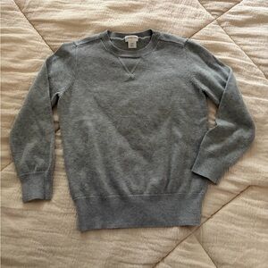 Crewcuts Classic Gray Crewneck Sweater XS 4/5 100 percent cotton